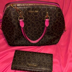 Calvin Klein Bag W Matching Wallet